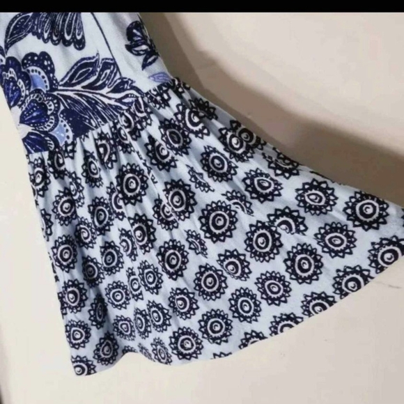 Flutter & Kick Baby Blue Floral Maternity Dress - Picture 2 of 4